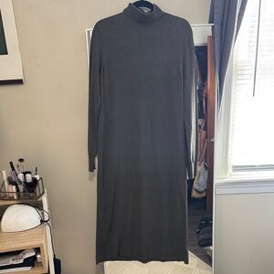 H&M Charcoal Long Sleeve Dress